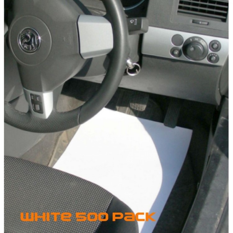 Premium Quality White Car Floor Mats (500)