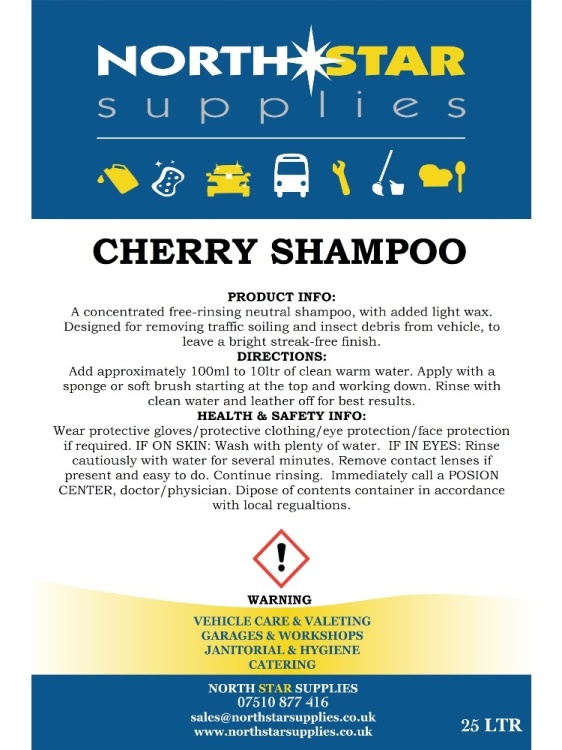 Cherry Shampoo - North Star Supplies