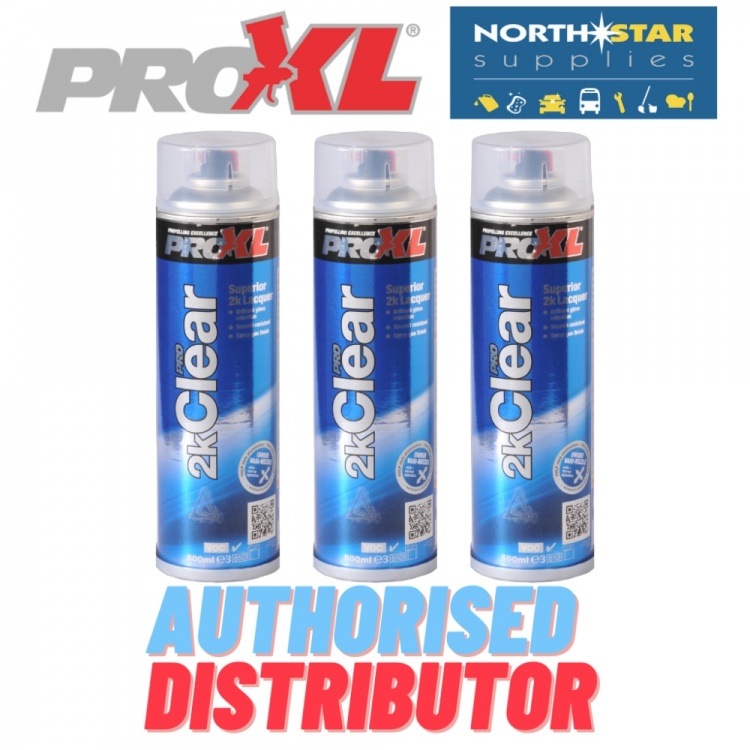 Pro2KClear- High Quality 2K Clear Coat Lacquer Aerosol 500ml